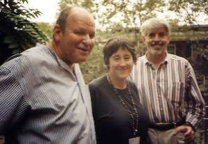 Leonard McHardy and John Harvey with Christine Vachon